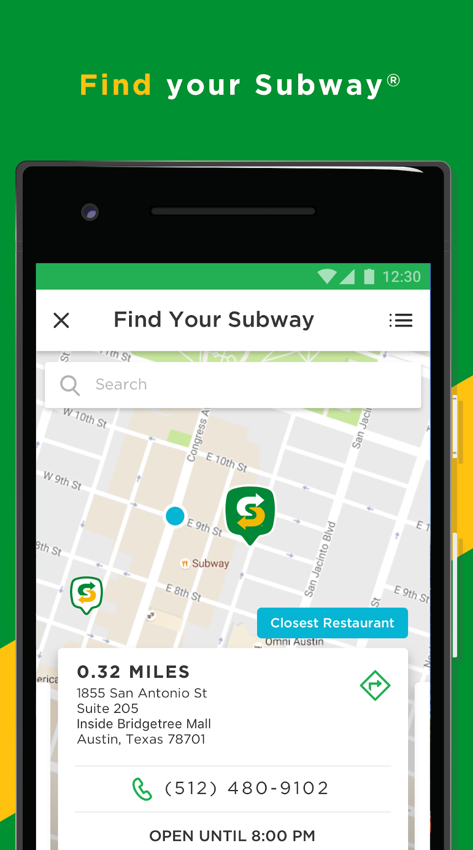 Subway Android App